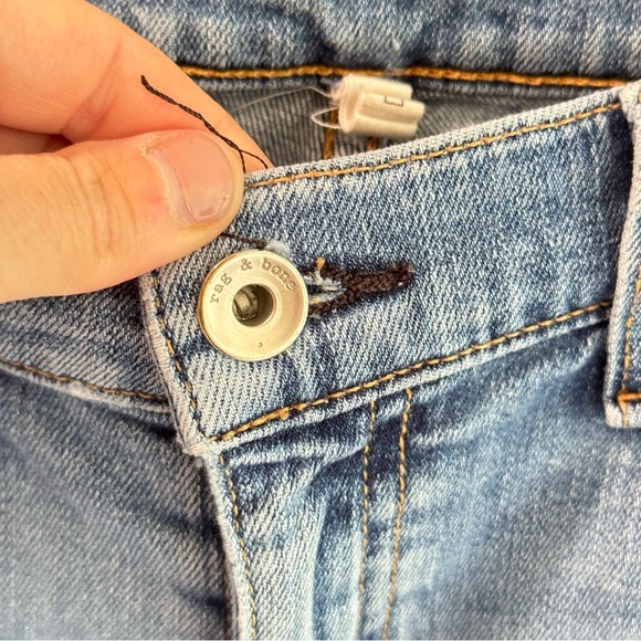 Rag & Bone Dre Capri Jeans in Paint Splatter Bulwarks Wash Size 31 - Picture 5 of 10